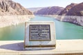 Nevada and Arizona state line at the Hoover dam