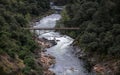 Edwards Crossing Bridge on Yuba River Royalty Free Stock Photo