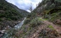 South Yuba hiking trail Royalty Free Stock Photo