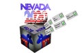 Nevada Democratic Primary 2020 5 votes 3D illustration