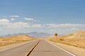 Nevada Desert Highway Royalty Free Stock Photo