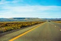 Nevada Desert Highway Royalty Free Stock Photo