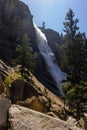 Nevada Fall in Yosemite National Park Royalty Free Stock Photo