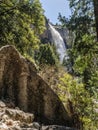 Nevada Fall in Yosemite National Park Royalty Free Stock Photo