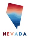 Nevada map.