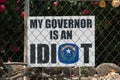 My governor is an idiot Royalty Free Stock Photo