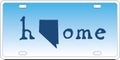 Nevada state license plate vector Royalty Free Stock Photo