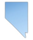 Nevada(USA) map