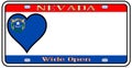 Nevada License Plate