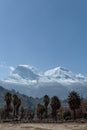 Nevado Huascaran seen from Yungay