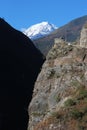 On the road to Santa Teresa, Peru Royalty Free Stock Photo