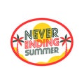 Never ending summer logo