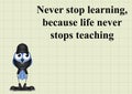 Never stop learning