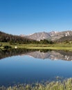 Grand View of the Never Summer Range in Northern Colorado Royalty Free Stock Photo