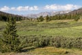 Grand View of the Never Summer Range in Northern Colorado Royalty Free Stock Photo