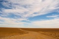 Neverending dirt road Royalty Free Stock Photo