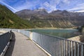 Neves water reservoir in northern Italy