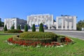 Nevinnomyssk, Russia, September, 13, 2018. Palace of culture of chemists on Mendeleev street in Nevinnomyssk