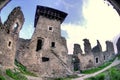 Nevitsky Castle ruins Royalty Free Stock Photo