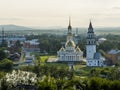 Nevyansk falling tower Russian analogue of the leaning tower of Pisa Royalty Free Stock Photo