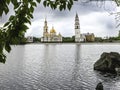 Nevyansk falling tower Russian analogue of the leaning tower of Pisa Royalty Free Stock Photo