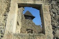 Ruins of Castle Nevytske near of Transcarpathian region center Uzhgorod.