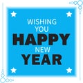 New Year Vector with soft colored background Royalty Free Stock Photo