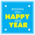 New Year Vector with soft colored background Royalty Free Stock Photo