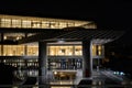 New Acopolis Museum by night Royalty Free Stock Photo