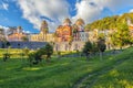 NEW AFON, ABKHAZIA - OCTOBER 21, 2014: New Athos Monastery.