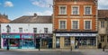 New age shop in the centre of Glastonbury - Man, Myth & Magik and Little Imps Toy Shop  - Glastonbury, Somerset, UK Royalty Free Stock Photo