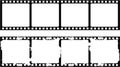 New and aged filmstrip frame Royalty Free Stock Photo