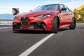 The new Alfa Romeo Giulia in track specification