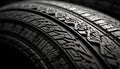 New alloy wheels provide safety and traction on slippery winter roads generated by AI
