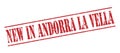 New in andorra LA vella stamp