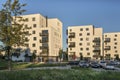 New apartment buildings in the morning.Living cocncept Royalty Free Stock Photo