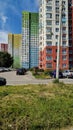 New apartment buildings in Russia