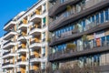 New apartment buildings seen in the Prenzlauer Berg district