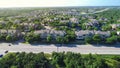New apartment complex near Brushy Creek Road with E Whitestone Blvd background, Cedar Park, Austin, Texas, park side suburban