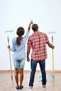 New apartment couple Royalty Free Stock Photo