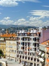 New apartments and old villas in Nice Royalty Free Stock Photo