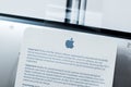 New Apple Macbook Pro Retina laptop unboxing Royalty Free Stock Photo