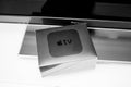 New Apple TV media streaming player microconsole Royalty Free Stock Photo