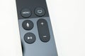 New Apple TV media streaming player microconsole Royalty Free Stock Photo