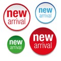 New Arrival label tag set Royalty Free Stock Photo