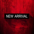 New Arrival Poster Dark Luxury Grunge Red Texture