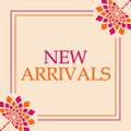 New Arrivals Pink Orange Floral Square