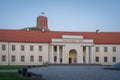 New Arsenal of National Museum of Lithuania and Gediminas Castle Tower - Vilnius, Lithuania Royalty Free Stock Photo