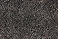 New asphalt texture with white dashed line.