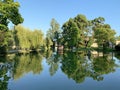 New Athos, Abkhazia. One of the many ponds in summer